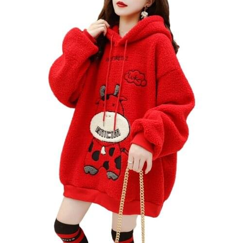 DANCING WINGS Hooded Sweatshirts For Women
