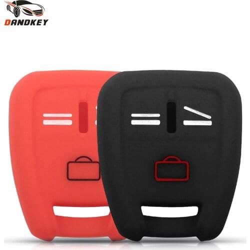Dandkey Remote Silicone Car Key Case Cover Shell For Vauxhall Opel Astra Zafira Vectra Tigra Omega Signum Frontera 3 Buttons