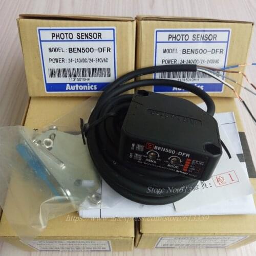 BEN500-DFR AC/DC Autonics Diffuse Reflective Photoelectric Switch Sensor Sensing Distance 500mm New High-Quality