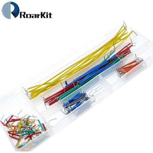 Hot Sell 140 pcs U Shape Solderless Breadboard Jumper Cable Wire Kit For Arduino Shield And Raspberry Pi DIY