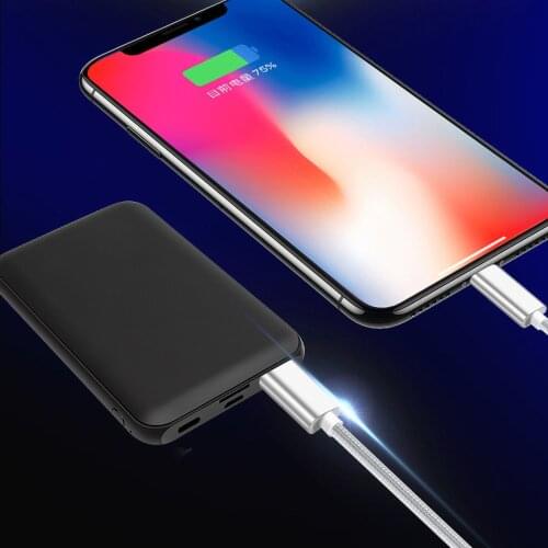 KEBIDU Battery & Hub Fast Charge USB PD Backup 5000mAh Power Bank for MacBook Pro/Pixelbook/Pixel/iPhone 8 Support TF Card