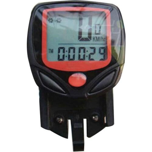 Mountain Bike Computer With LCD Digital Display Waterproof Bicycle Odometer Speedometer Cycling Speedometer Accessories