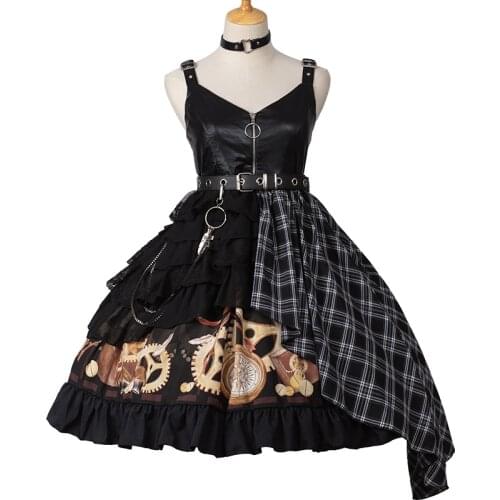Mechanical Lady ~ Steampunk Military Style Lolita JSK Dress by OCELOT