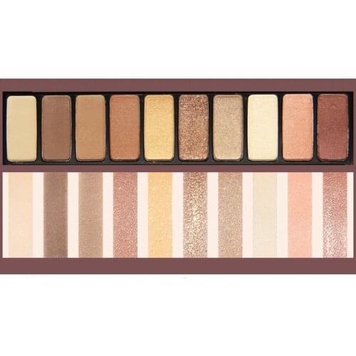 Genuine NOVO ten color eyeshadow coffee grapefruit ice cream milk