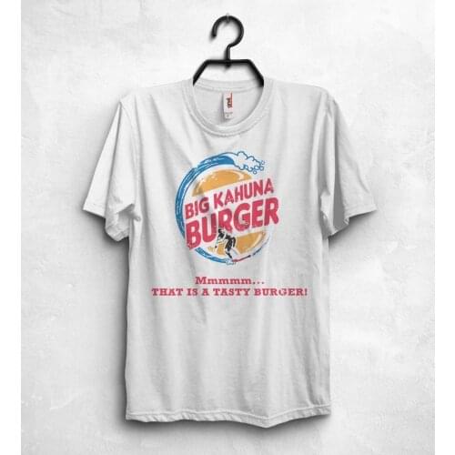 2019 New Fashion Brand Clothing Big Kahuna Burger T Shirt Pulp Fiction Bad Netflix Tarantino T-Shirt