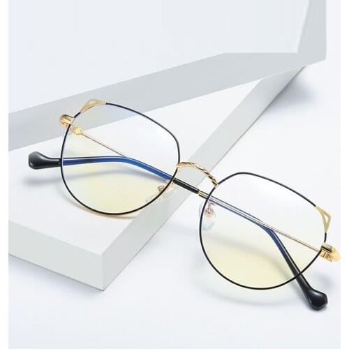 Custom Made Optical Prescription Glasses Photochromic Classic Large Titanium Alloy Retro Cat Ears Lady Frame Myopia Short Sight