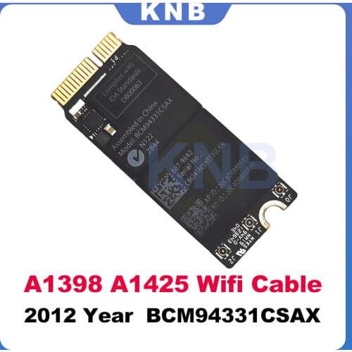 Original For Macbook Pro Retina 13" A1398 A1425 Airport Wifi Bluetooth Card BCM94331CSAX 2012 Year