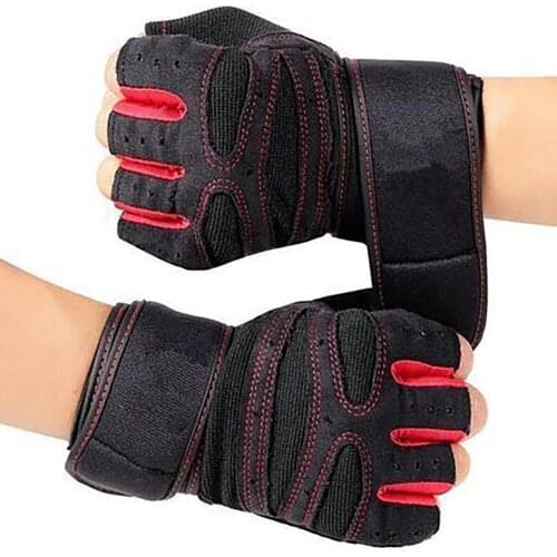 Coolest Tribal Outdoor Sports Gloves Half Finger Palm Exercise Dumbbell Fitness Gloves Heavyweight Body Building Sport