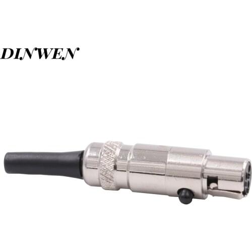 Viborg VH301G XLR Connector Gold Plated Pure Copper HiFi Cable Mini Female XLR Connector for Audio Earphone Cables 1PC