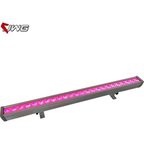 Free Shipping Led Lights Linear 24x4w 4in1 Outdoor Wall Lights Waterproof Dmx Washer RGBW 4IN1 IP65 LED Wall Washer Light