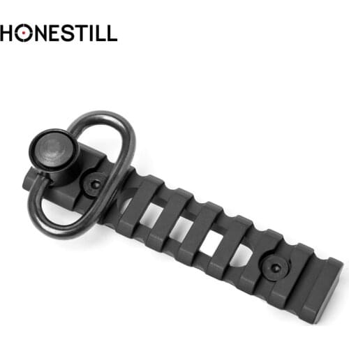 Tactical 20mm Picatinny Keymod Rail Swivel Sling Rifle Rail 1.25inch 8 Slots 0.8 inch Picatinny Aluminum Keymod Rail Hunting Ac