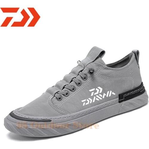 DAIWA Fishing Shoes Mens Outdoor Sports on Foot Wading Shoes Fishing Breathable Shoes Travel Camping Large Size Shoes 39-44