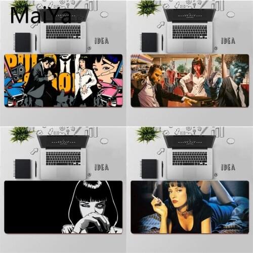 Maiya High Quality Pulp Fiction Customized MousePads Computer Laptop Anime Mouse Mat Free Shipping Large Mouse Pad Keyboards Mat