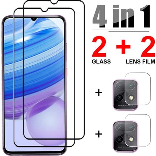 4IN1 Camera Glass for Redmi Note 9 Pro 9S 9T 8 8T 7 Screen Protector for Xiaomi Redmi 9 9C NFC 9A 9AT 8A 8 7 7A Full Cover Glass