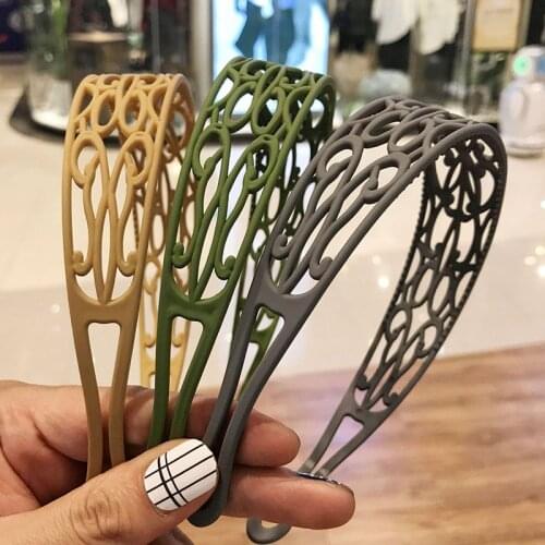 Haimeikang Frosted Mori Womens Matte Hair Hoop girls Pressure Hair Bezel Headband ladies Fashion Headdress Hair Accessories