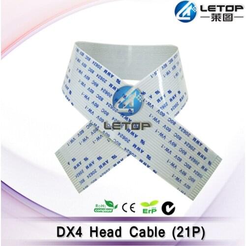 10pcs/lot&roland rs640 rs540 inkjet printer short head cable for 21Pin dx4 head cable(21P-150A)