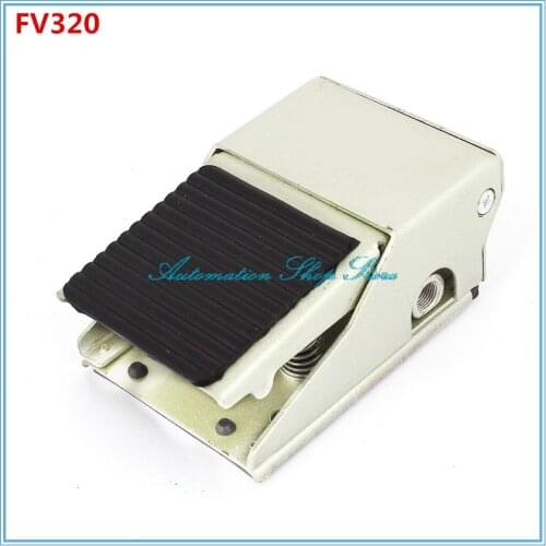 FV320 3 Way 2 Position 1/4BSP Air Pneumatic Foot Operated Pedal Valve Switch