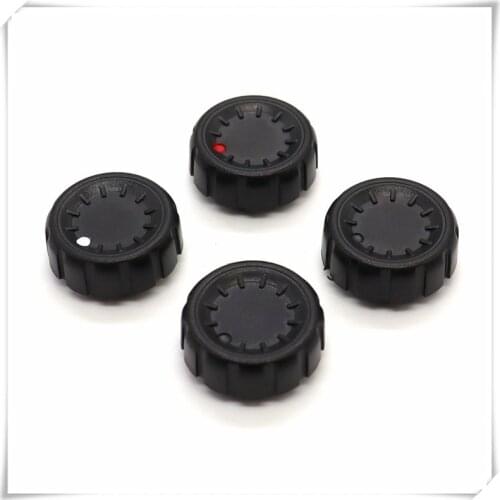 5 Pieces Plastic Half Shaft Knob Diameter 25.5mm Height 11mm Potentiometer Encoder Knob D-Shaped Inner Hole 6mm