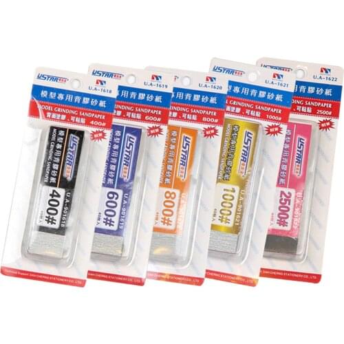 5x Fine Sandpaper Sanding Paper Polishing Tool Model Accessories Sheet