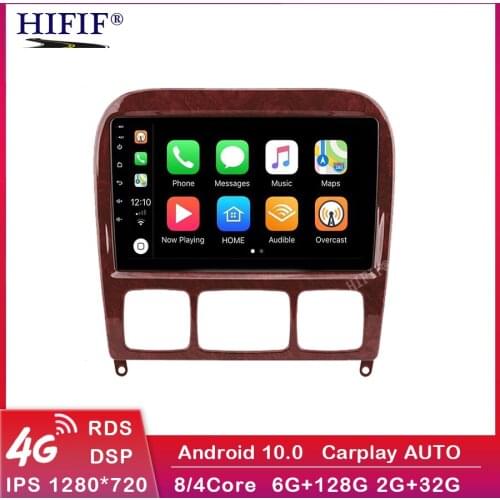 Autoradio Car Radio for Mercedes Benz S Class W220 S280 S320 S350 S400 S430 S500 S600 S55 1998-2005 Android Multimedia Stereo
