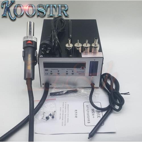 Free Shipping 220V AOYUE I852A++ SMD Hot Air Gun Soldering station/Desoldering Station,Aoyue852A++ Hot Air Rework Station
