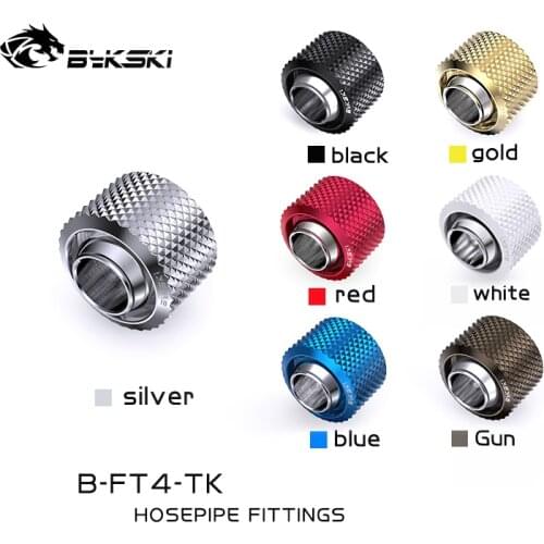 Bykski G1/4" Compress Connector Fitting for 13x19mm Flexible Hose B-FT4-TK