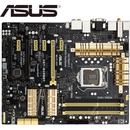 Desktop Motherboard Asus Z87-EXPERT Socket LGA 1150 i7 i5 i3 DDR3 SATA3 USB3.0 ATX mainboard PC