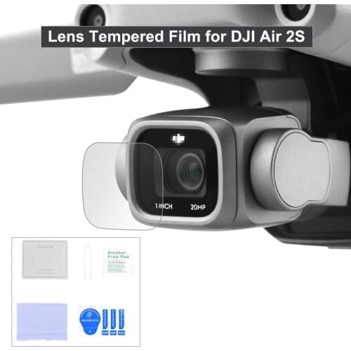 Camera Lens Protector Tempered Glass Film for DJI Air 2S Drone Anti-Scratch Tempered Glass Lens Film Protective Kits Accessory