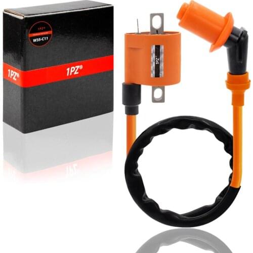 1PZ Racing Performance Ignition Coil for 50cc 125cc 150cc 200cc D8TC High Pressure Coil ATV Quad Dirt Pit Bike Motorcycle