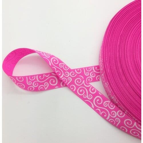 Free Shipping 5 Yards 3/4'' 20mm Wide Printed Grosgrain Ribbon Hair Bow/Christmas/wedding DIY Sewing ,#AD09