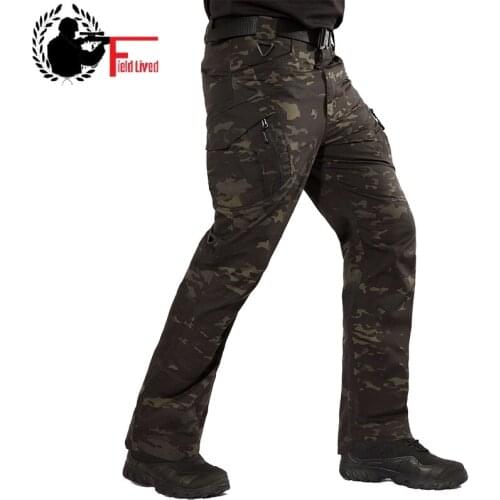 Camo Pants Men Camouflage Pants Tactical Men Waterproof Military Pant SWAT Army Combat Cargo Pants Size 5XL Pocket Trousers Male