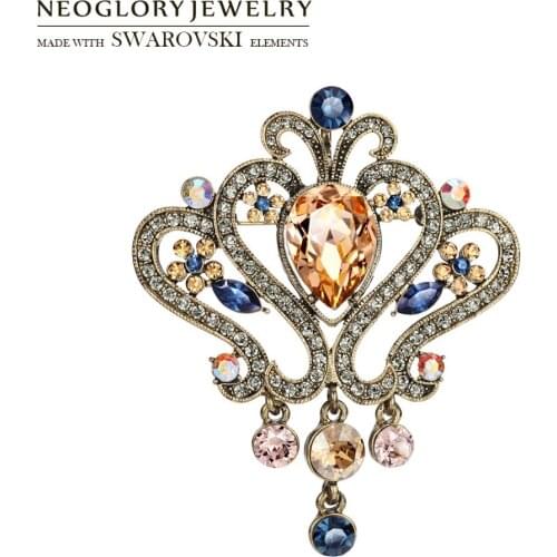 Винтажные броши на одежду NEOGLORY China At AliExpress