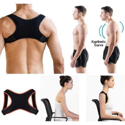 New Posture Corrector Adjustable Back Support Belt Spine Back Shoulder Brace Support Belts Adult Invisible Hunchback Belts