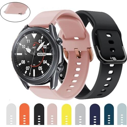 Galaxy watch3 active strap For Samsung galaxy watch 3 41 45mm strap 20 22mm watch band correa pulseira bracelet belt watchband