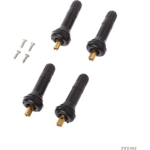 Sensor Valve Stem 4Pcs TPMS Tire Pressure Monitoring System Anti-explosion Snap In Tire Valve Stems Snap In Tire Valve Stems