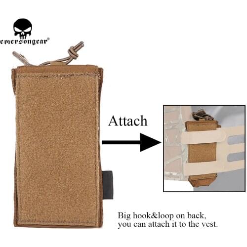 EMERSON Precision Radio Pouch For SS VEST Tactical Magazine Pouch Hunting Airsoft Tool Bag Military EMERSONGEAR Radio Bag EM9056