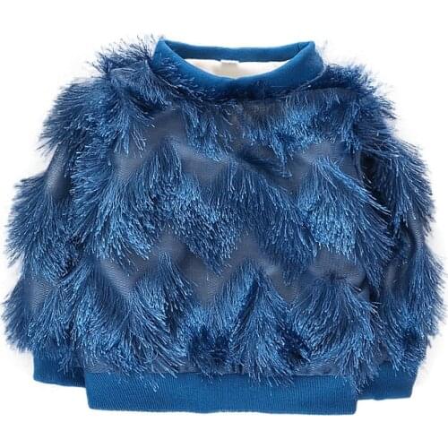 Sweaters Girls Clothing Autumn and Winter New Korean Fashion Loose Female Baby Tassel Hair Sweater Coat Christmas Baby Clothes