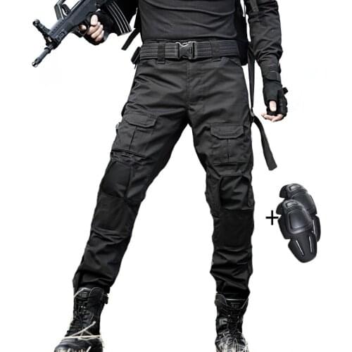 Outdoor Hunting Pants with Knee Pads Army Tactical Pants Camouflage Men Airsoft Sniper Paintball Military Army Combat Trousers