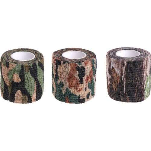 1pc Army Camo Outdoor Hunting Shooting Tool Camouflage Stealth Tape Waterproof Wrap