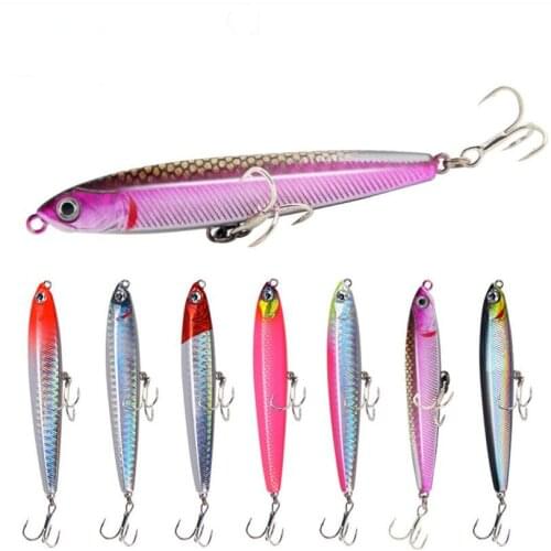 1PCS Suffyu Long-throwing Submerged Pencil Road Subbait Blood Tank Hook Fake Simulation Bait Cocked Mouth Sea Bass Fishing Gear