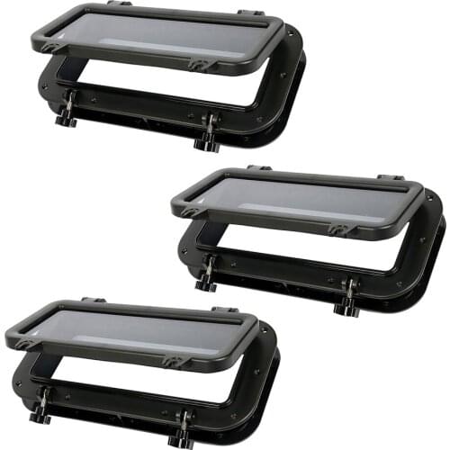 3x Plastic Ship Porthole Window Boat Porthole Hatch Replacement UV Resistant