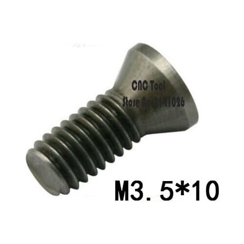 50pcs M3.5*10mm CNC lathe tool spare screws Torx screws ,Insert Torx Screw for Replaces Carbide Inserts lathe accessories