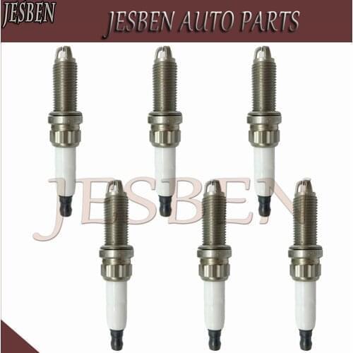 6X 12120037244 ZGR6STE2 High Power Spark Plug For BMW F01 F02 F03 F04 F10 F11 E60 E61 E63 E64 E81 E82 E87 E88 E90 E91 E92 E93
