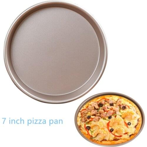 7 Inch Carbon Steel Nonstick Round Cake Mold Pan Baking Sheet Bakeware Baking Tool for Cake Pizza Tray Bakeware Tools Accessorie
