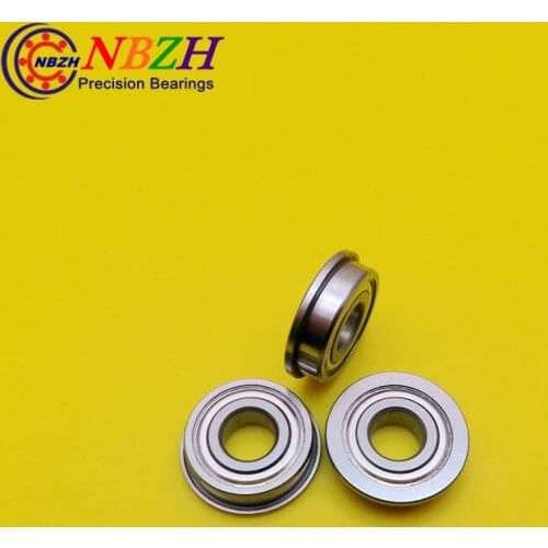 Free shipping F697ZZ Flange bearings 697 F697Z F697 ZZ 7*17*5mm ABEC-5 chrome steel deep groove bearing 7*17*19*5*1.2 mm
