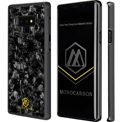 MONOCARBON Forged Carbon Fiber Case for Samsung GalaxyNote 8 9 - Non Slip Carbon Fibre Case