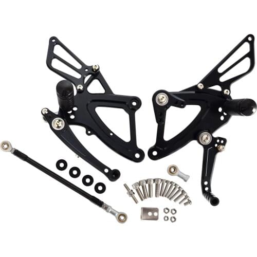 CNC Rear Adjustable Footrest Foot Pegs Pedals For Honda CBR400R CB400F CBR500R CB500F 2013 2014 2015 2016 2017