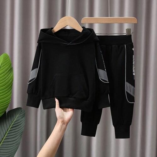 2021 Kids Clothes Set Boys Spring Autumn Teenage Sports Suit Boys Tracksuits Children Clothing Set 2pcs Coat+Pants Causal