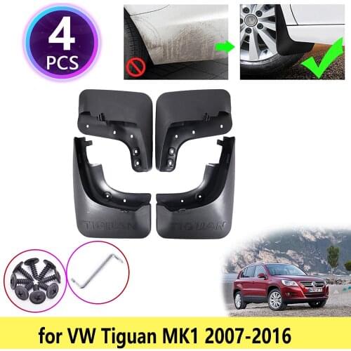 For VW Volkswagen Tiguan MK1 2007 2008 2009 2010 2011 2012 2013 2014 2015 2016 Mudguards Mudflap Fender Flaps Splash Accessories