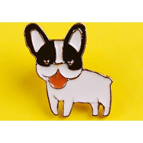 Enamel Pin Lovely Dog Pattern Metal Badges Pins and Brooches for Women Men Lapel pin Creative Gift backpack bags badge jacket